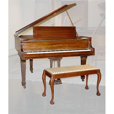 Lot 211 - William Knabe & Co. Mahogany Baby Grand Piano...