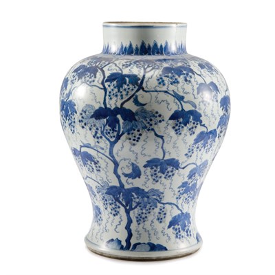 Lot 100 - Chinese Blue, Red and White Glazed Porcelain...