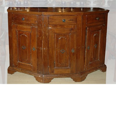Lot 199 - Italian Baroque Style Walnut Credenza Height...