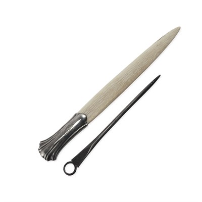 Lot 322 - George III Silver Meat Skewer Paul Storr,...