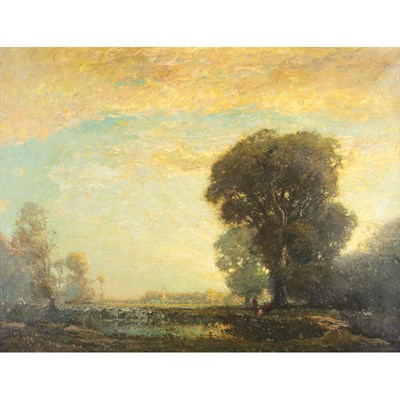Lot 168 - Henry Ward Ranger American, 1858-1916 Morning...
