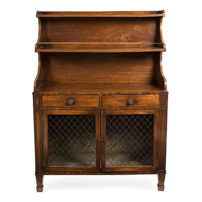 Lot 376 - Regency Style Mahogany Chiffonier Height 43...
