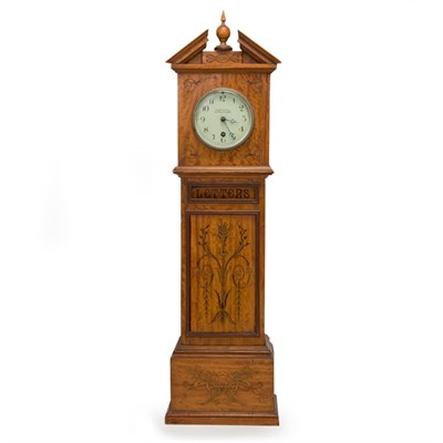Lot 394 - Edwardian Marquetry Inlaid Satinwood Letter...