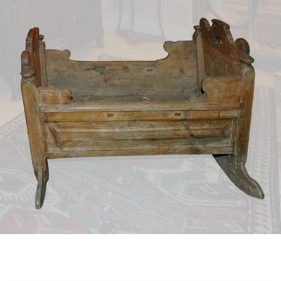 Lot 130 - Continental Provincial Pine Cradle Length 38...
