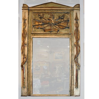 Lot 385 - Louis XVI Style Painted and Parcel Gilt...