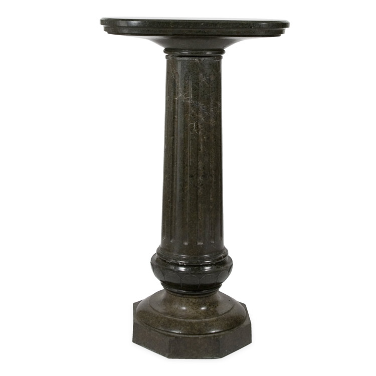 Lot 228 - Neoclassical Style Carved Green Serpentine...