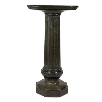 Lot 228 - Neoclassical Style Carved Green Serpentine...