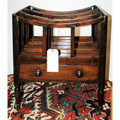 Lot 506 - Georgian Style Mahogany Canterbury Height 19...