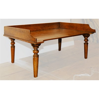 Lot 115 - Georgian Style Mahogany Bed Tray Height 10 1/2...