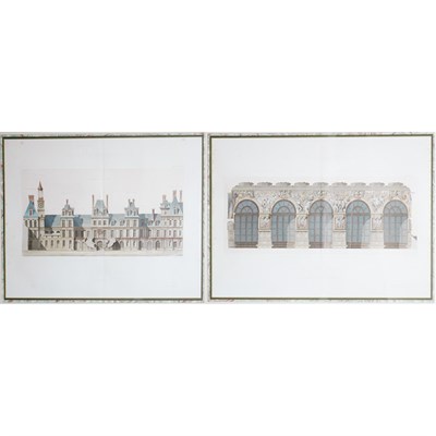 Lot 79 - After Rudolf Pfnor COUR DU CHEVAL BLANC;...