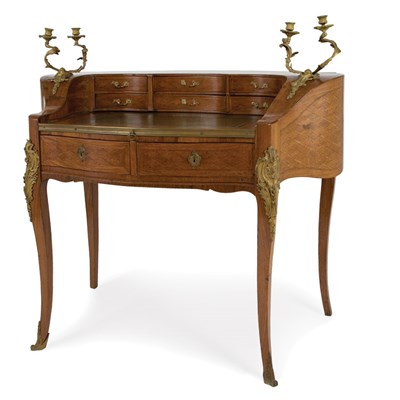 Lot 224 - Louis XV Style Gilt-Metal Mounted Parquetry...