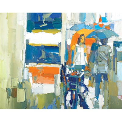 Lot 50 - Nicola Simbari Italian, b. 1927 White and...