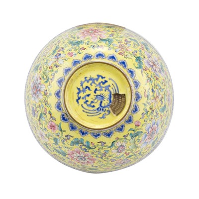 Lot 63 - Chinese Enameled Bowl 18th/19th Century The...