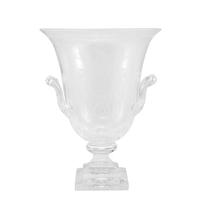 Lot 160 - Steuben Strawberry Mansion Etched Glass...