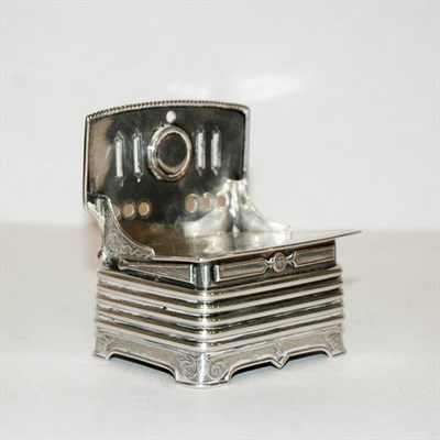 Lot 189 - Austrian Silver Master Salt Maker's mark HF,...