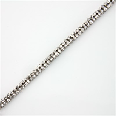 Lot 594 - Diamond Bracelet
