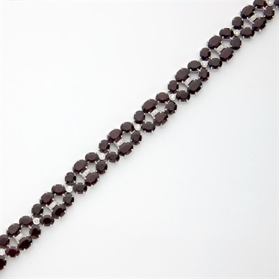 Lot 495 - Ruby and Diamond Bracelet