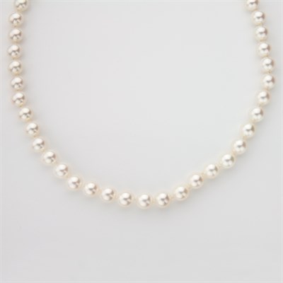 Lot 874 - Cultured Pearl Necklace, Mikimoto