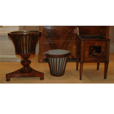 Lot 441 - Continental Inlaid Mahogany Jardiniere Height...