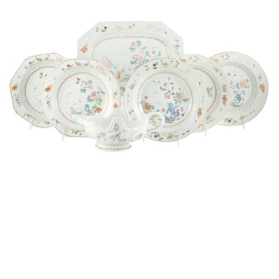 Lot 183 - Chinese Export Famille Rose Porcelain Partial...