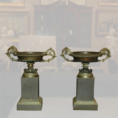 Lot 446 - Pair of Restauration Style Gilt and...