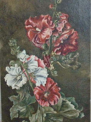 Lot 32 - Max Weyl American, 1837-1914 Hibiscus Signed...