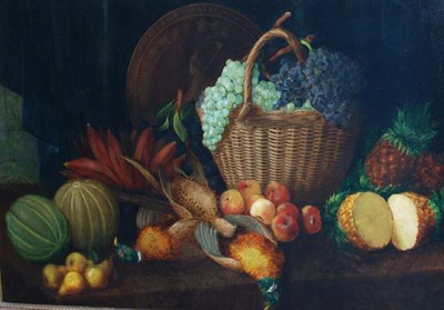Lot 14 - Manner of August Laux Still Life with Fruit...