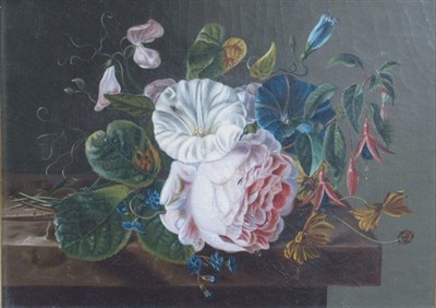 Lot 15 - Continental School 19th Century Floral Still...