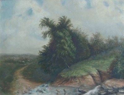 Lot 6 - American School 19th/20th Century Riverbank...