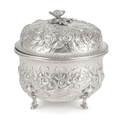 Lot 216 - S. Kirk & Son Sterling Silver Repousse Covered...