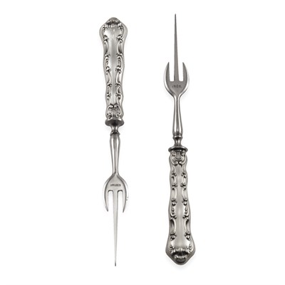 Lot 315 - Set of Twelve Silver Corn Skewers