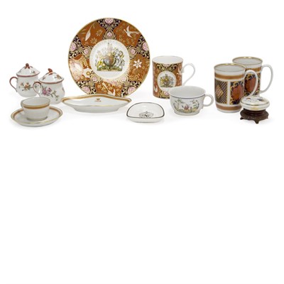 Lot 508 - Group of Eleven Porcelain Table Articles...