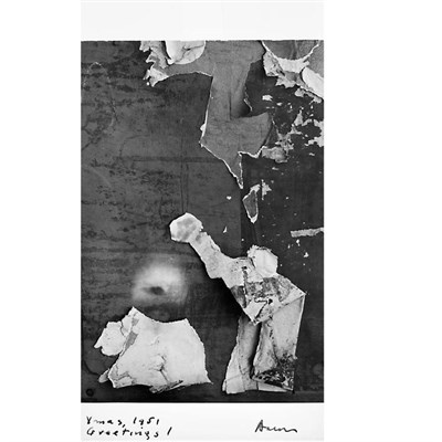 Lot 64 - SISKIND, AARON (1903-1991) Christmas 1951...