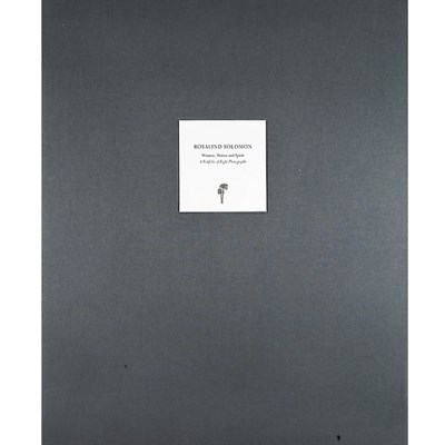 Lot 91 - SOLOMON, ROSALIND (b. 1950) Women: Matter and...