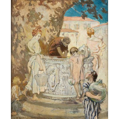 Lot 177 - Jean McLane American, 1878-1964 Venetian Well,...