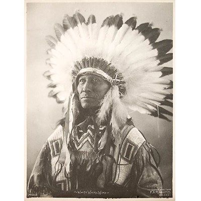 Lot 53 - RINEHART, FRANK A. (1861-1928) White Whirlwind....