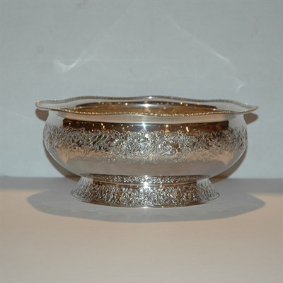 Lot 340 - Gorham Floral Decorated Sterling Silver Bowl...