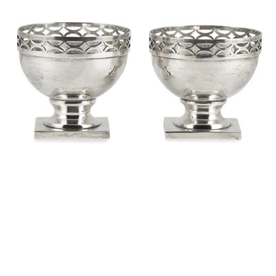 Lot 190 - Pair of Sterling Silver Dessert Cups Retailed...
