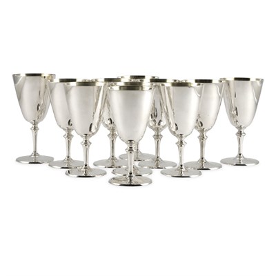 Lot 158 - Set of Eleven Tiffany & Co. Makers Sterling...