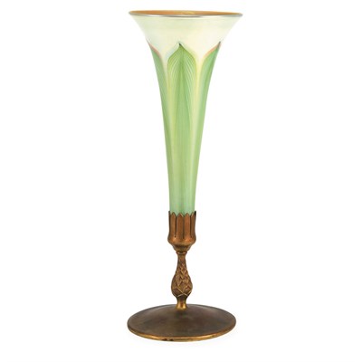 Lot 329 - Tiffany Studios Gilt-Bronze and Favrile Glass...