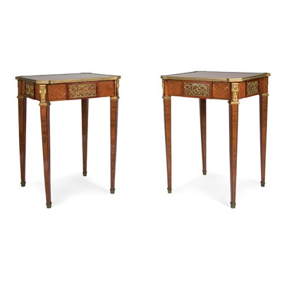 Lot 331 - Pair of Louis XVI Style Gilt-Metal Mounted...