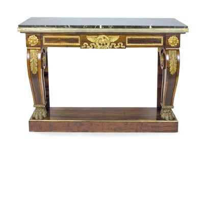 Lot 332 - Regency Style Gilt-Metal Mounted Rosewood...