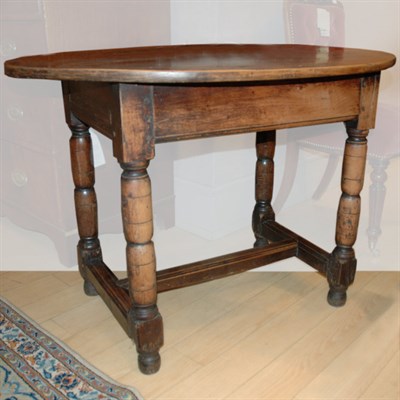 Lot 146 - Baroque Style Walnut Single Drawer Table...