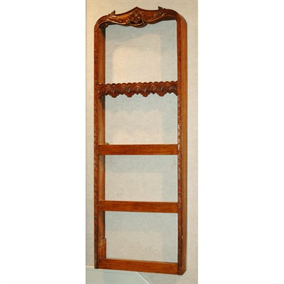 Lot 141 - Victorian Carved Walnut Four-Tier Hanging...