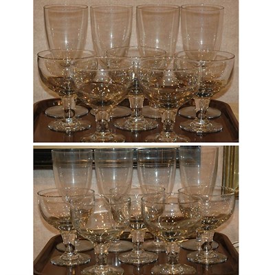 Lot 283 - Group of Colorless Glass Articles Including...
