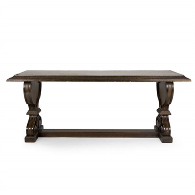 Lot 55 - Renaissance Style Carved Mahogany Refectory...