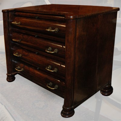 Lot 376 - Continental Rosewood Chest of Drawers Height...