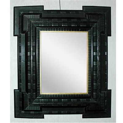 Lot 134 - Dutch Baroque Style Ebonized Mirror The...
