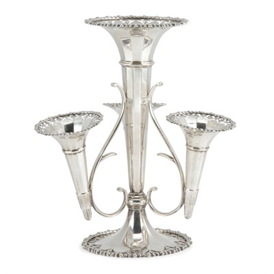 Lot 201 - George V Silver Epergne Danziger & Andrews,...