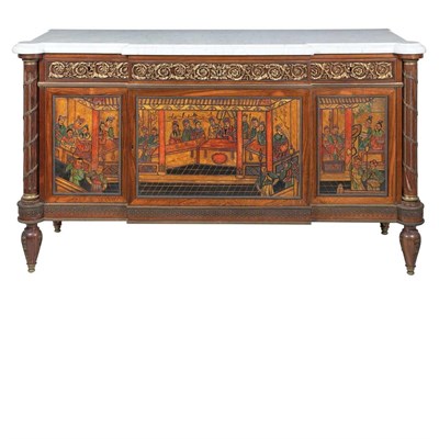 Lot 626 - Louis XVI Style Gilt-Bronze Mounted and Parcel...